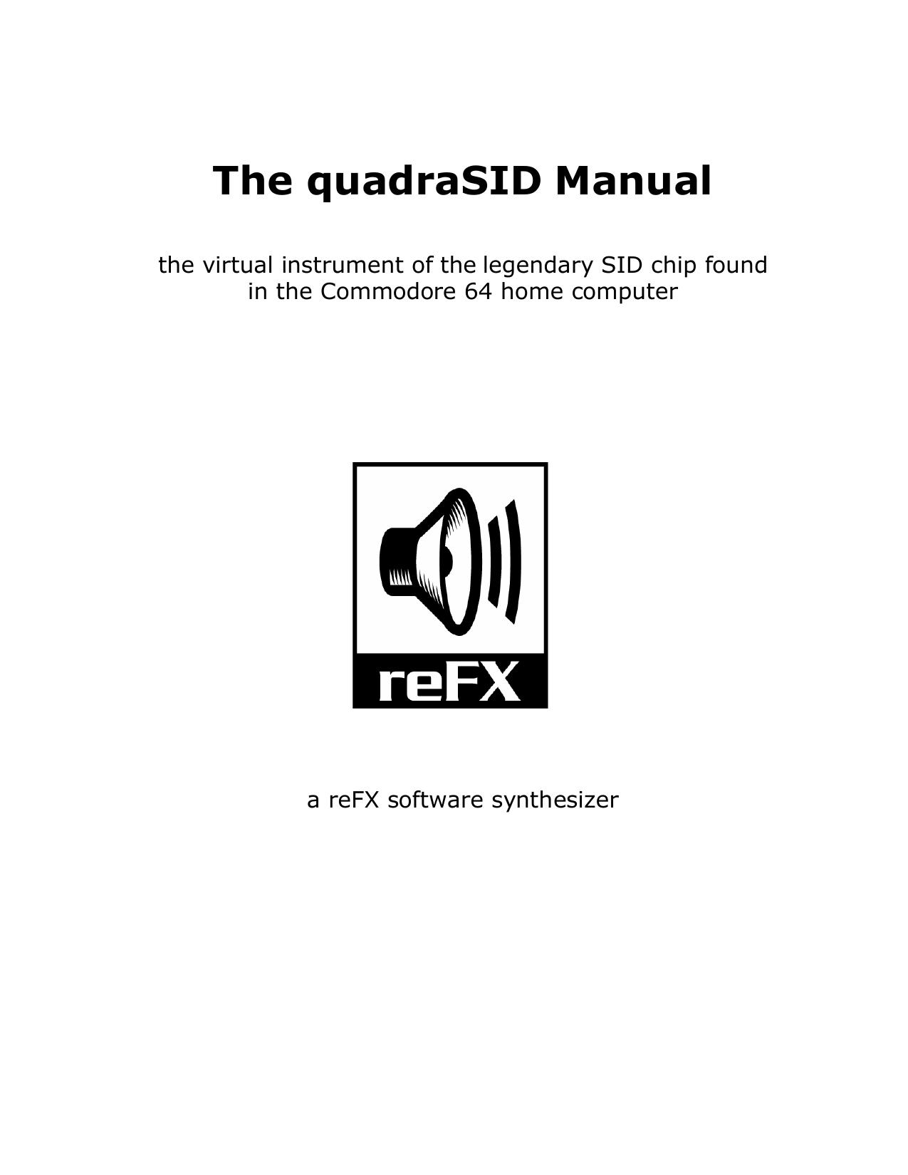 quadraSID Manual