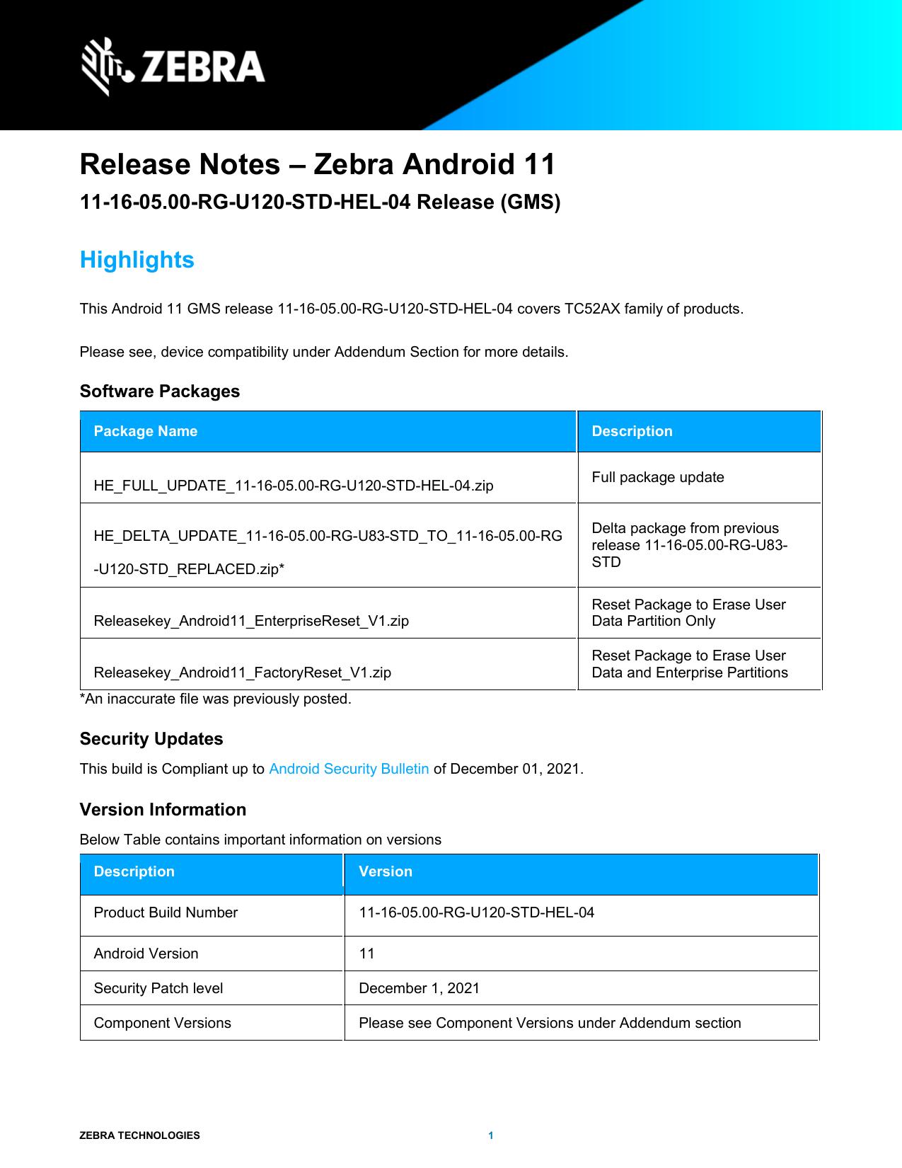 HE FULL UPDATE 11-16-05.00-RG-U