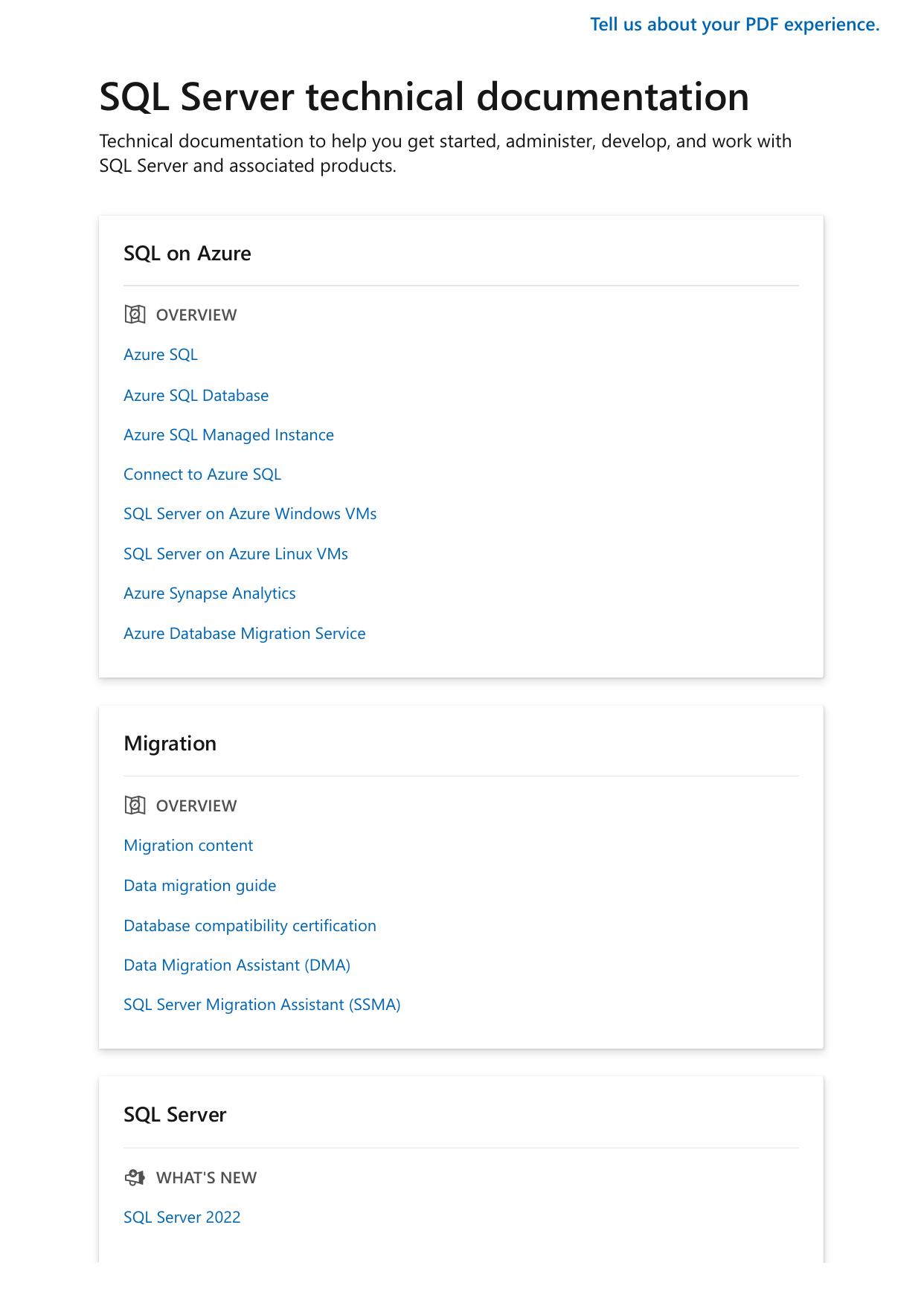 sql-sql-server-ver16 | Microsoft Learn