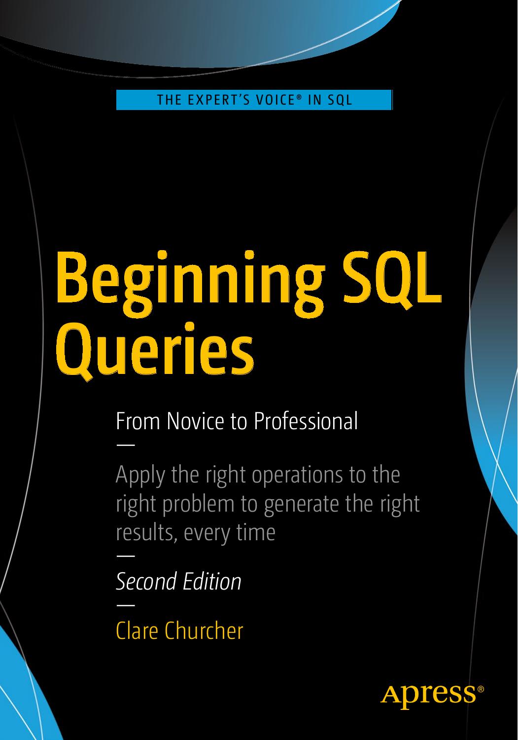 Beginning SQL Queries 2ed [2016