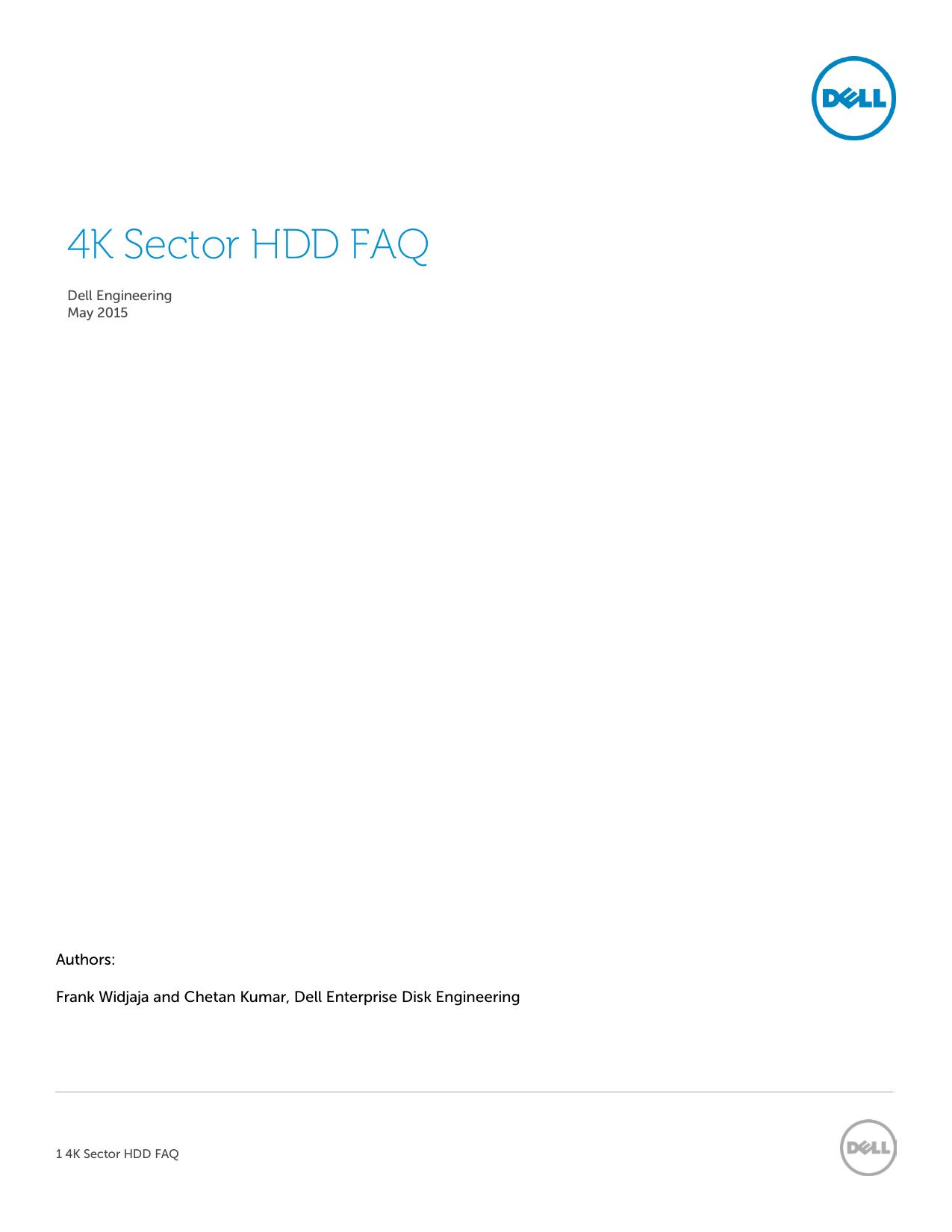 4K Sector Hard Drive FAQ