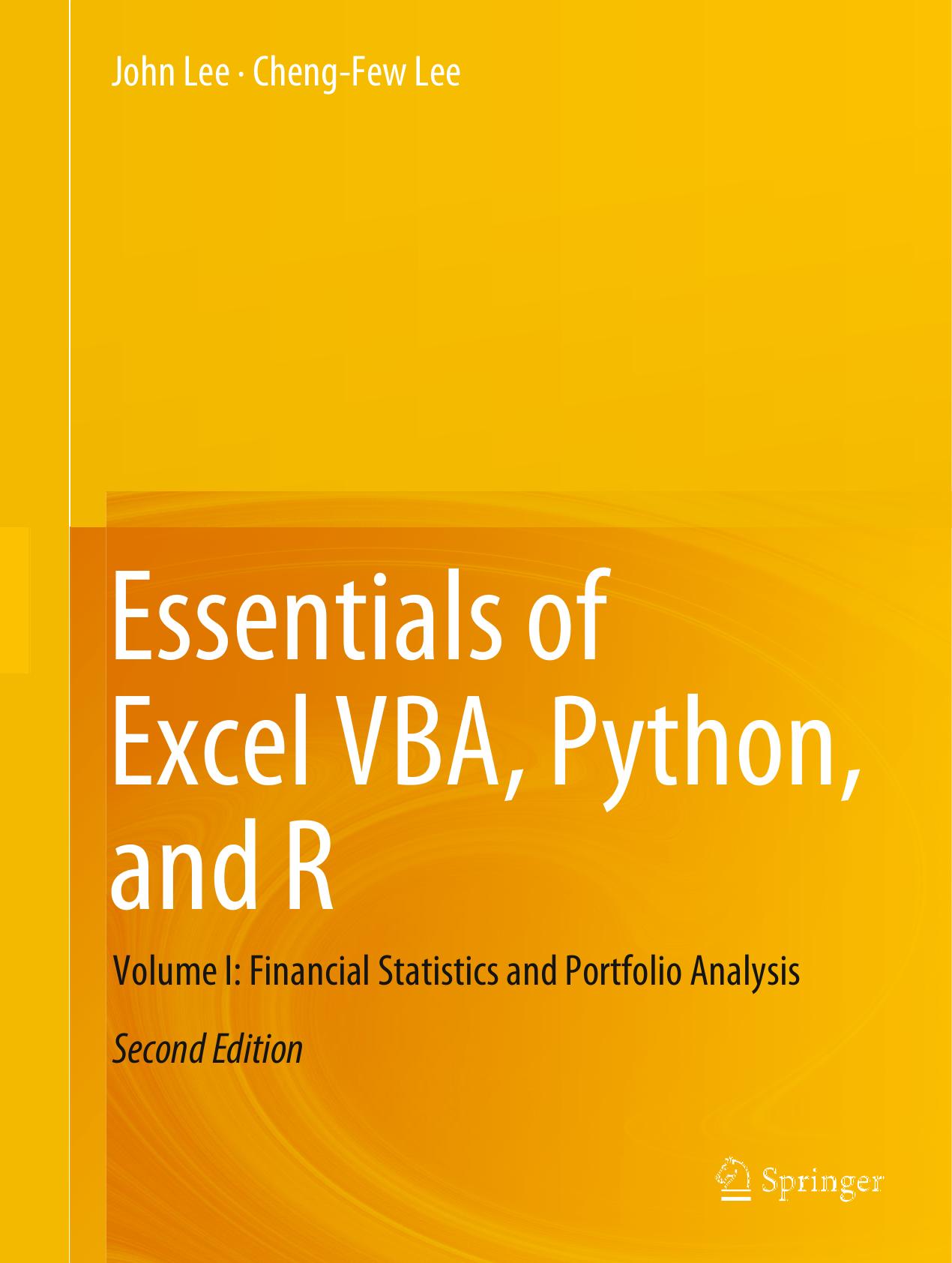 Lee J. Essentials of Excel VBA, Python, and R. Vol I...2ed 2023