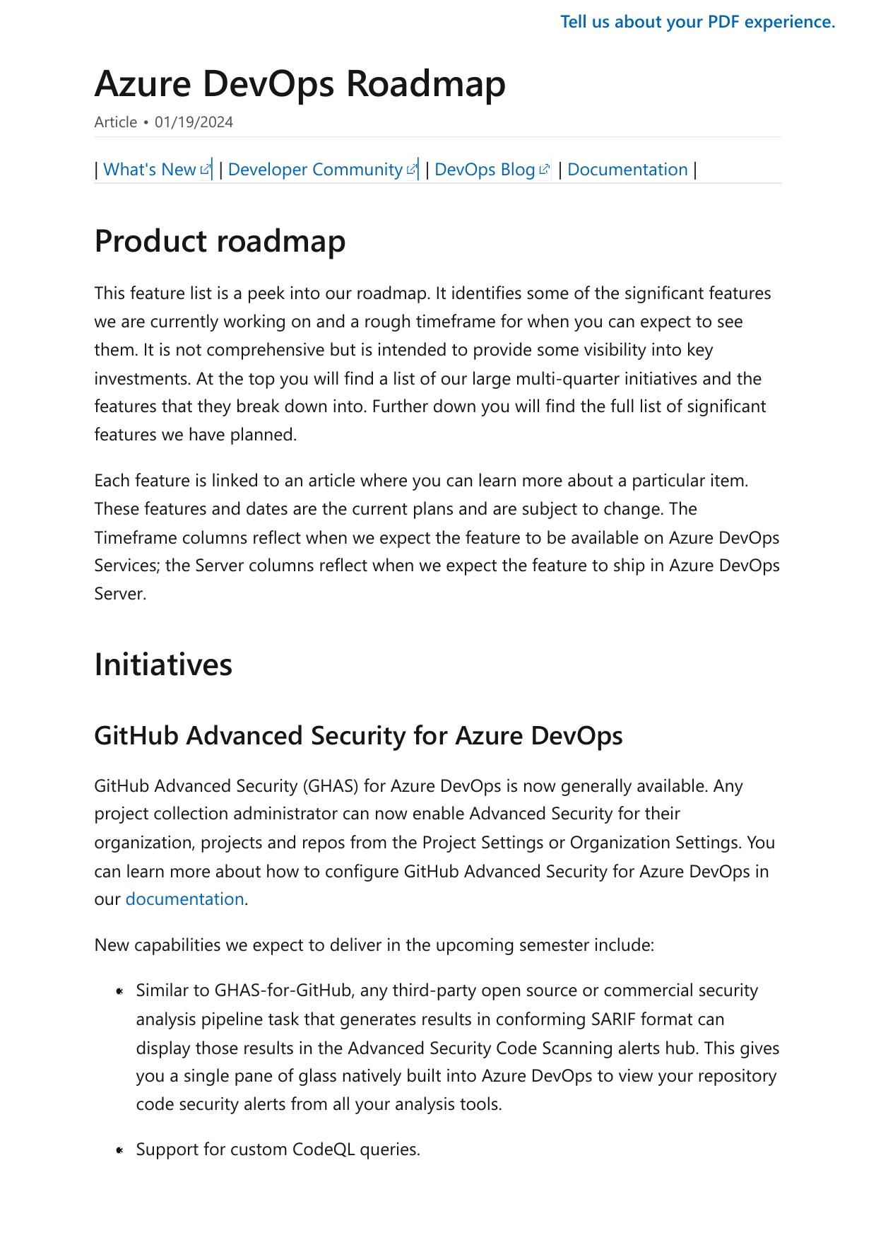 azure devops release-notes | Microsoft Learn